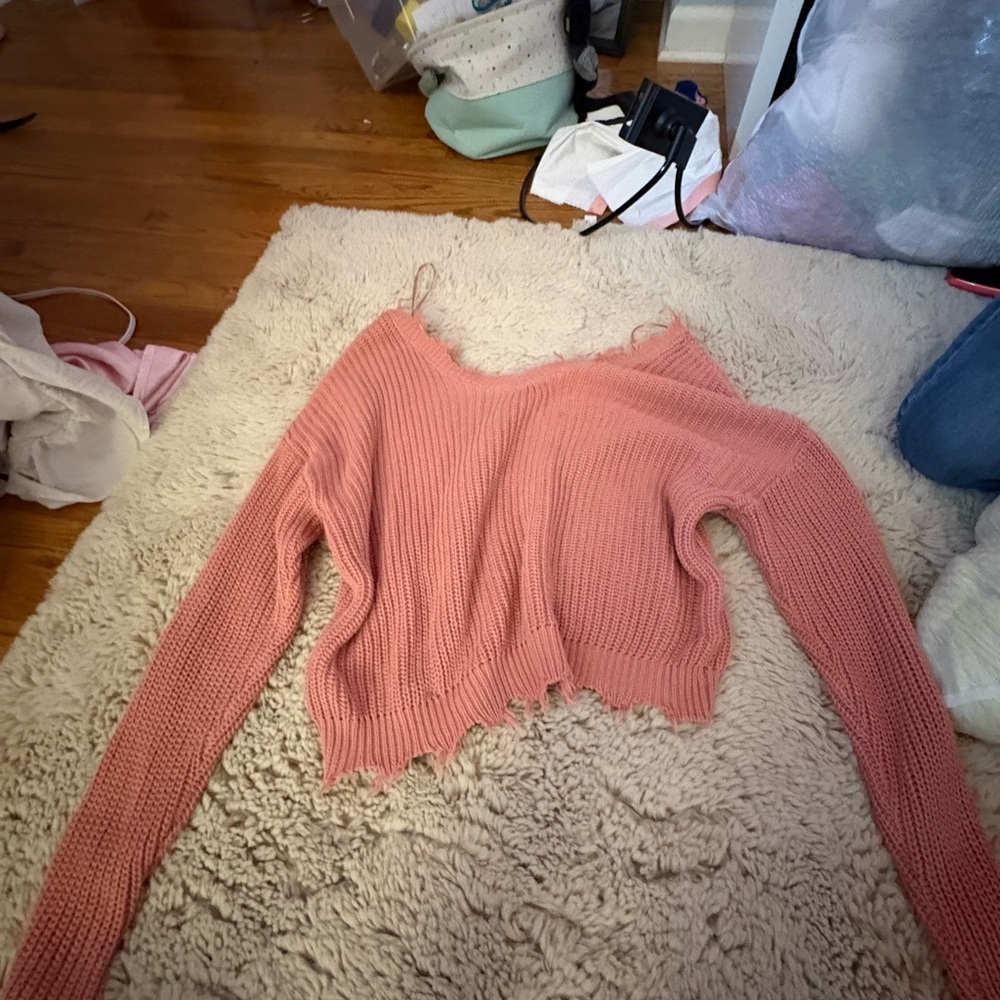 Pink Knit Sweater